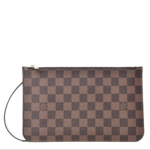 LOUIS VUITTON Damier Ebene Neverfull Pochette ONLY